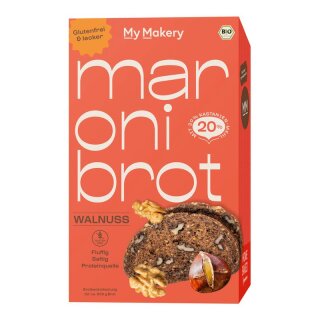 My Makery Brotbackmischung Maronibrot Walnuss - Bio - 360g x 8  - 8er Pack VPE