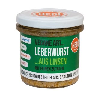 Hedi Vegane Art. . Leberwurst mit feinen Zutaten - Bio - 140g