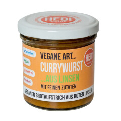 Hedi Vegane Art. . Currywurst mit feinen Zutaten - Bio -...