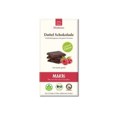 Makri Dattel Schokolade Himbeere 57% - Bio - 85g x 10  -...