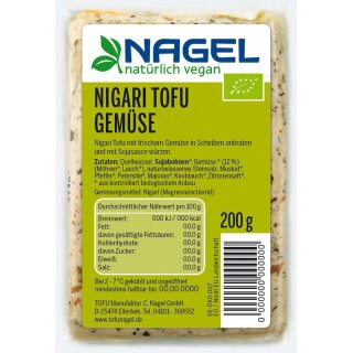 Nagel Nigari Tofu Gemüse  - Bio - 200g