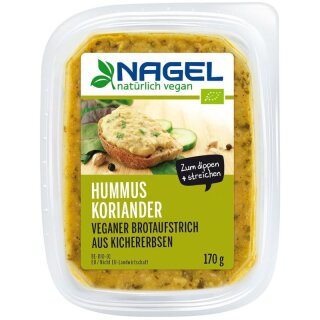 Nagel Hummus Koriander - Bio - 170g