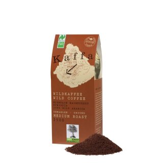 Kaffa Wildkaffee Medium gemahlen - Bio - 250g
